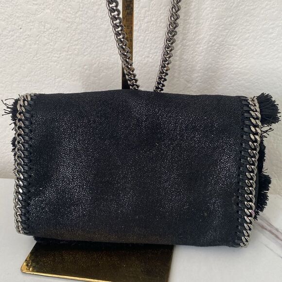 Stella McCartney Black Swan Cross Body Bag - Picture 5 of 6